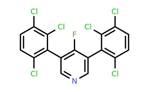 1361491-72-6 | 3,5-Bis(2,3,6-trichlorophenyl)-4-fluoropyridine