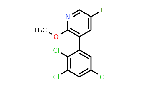 1361491-87-3 | 5-Fluoro-2-methoxy-3-(2,3,5-trichlorophenyl)pyridine