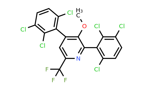 1361491-97-5 | 2,4-Bis(2,3,6-trichlorophenyl)-3-methoxy-6-(trifluoromethyl)pyridine