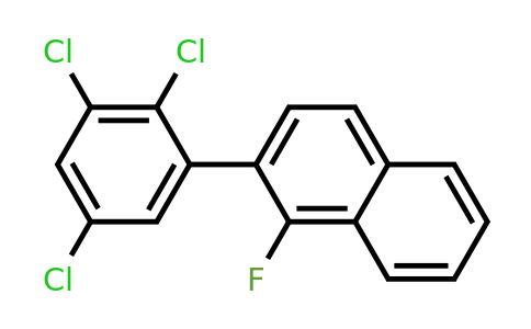 1361492-86-5 | 1-Fluoro-2-(2,3,5-trichlorophenyl)naphthalene