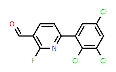 1361492-91-2 | 2-Fluoro-6-(2,3,5-trichlorophenyl)nicotinaldehyde