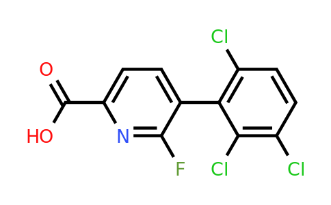 1361493-10-8 | 6-Fluoro-5-(2,3,6-trichlorophenyl)picolinic acid