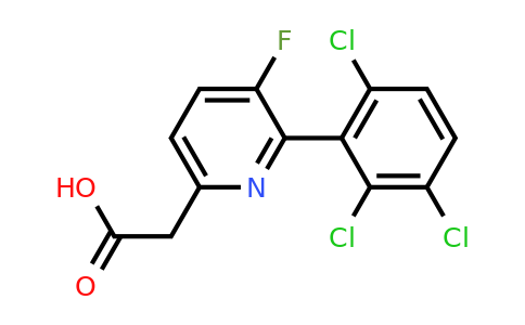 1361493-30-2 | 3-Fluoro-2-(2,3,6-trichlorophenyl)pyridine-6-acetic acid