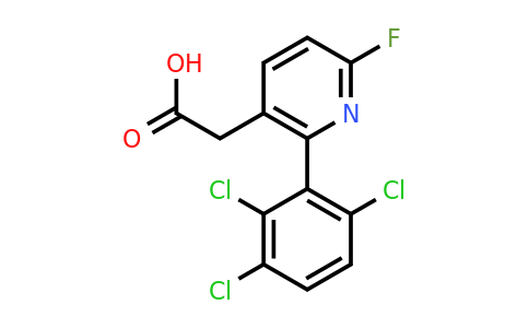 1361493-36-8 | 6-Fluoro-2-(2,3,6-trichlorophenyl)pyridine-3-acetic acid