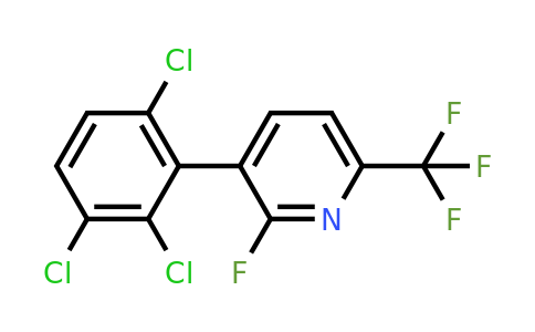 1361493-96-0 | 2-Fluoro-3-(2,3,6-trichlorophenyl)-6-(trifluoromethyl)pyridine