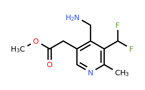 1361495-93-3 | Methyl 4-(aminomethyl)-3-(difluoromethyl)-2-methylpyridine-5-acetate