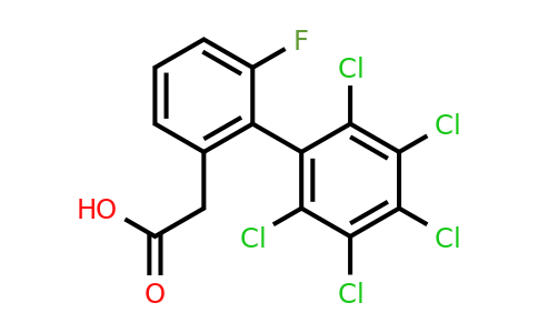 1361499-23-1 | 6-Fluoro-2',3',4',5',6'-pentachlorobiphenyl-2-acetic acid