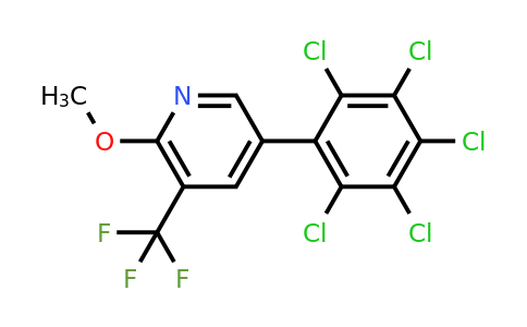 1361501-61-2 | 2-Methoxy-5-(perchlorophenyl)-3-(trifluoromethyl)pyridine