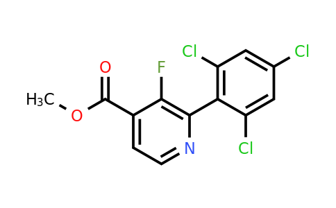 1361504-10-0 | Methyl 3-fluoro-2-(2,4,6-trichlorophenyl)isonicotinate