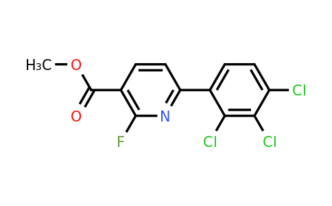 1361504-19-9 | Methyl 2-fluoro-6-(2,3,4-trichlorophenyl)nicotinate