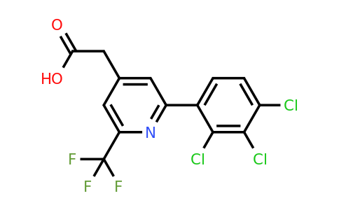 1361504-38-2 | 2-(2,3,4-Trichlorophenyl)-6-(trifluoromethyl)pyridine-4-acetic acid