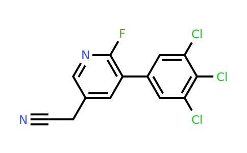 1361504-39-3 | 2-Fluoro-3-(3,4,5-trichlorophenyl)pyridine-5-acetonitrile