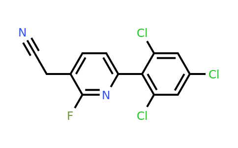 1361504-48-4 | 2-Fluoro-6-(2,4,6-trichlorophenyl)pyridine-3-acetonitrile