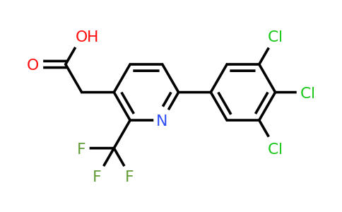 1361504-54-2 | 6-(3,4,5-Trichlorophenyl)-2-(trifluoromethyl)pyridine-3-acetic acid