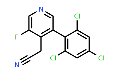 1361504-57-5 | 3-Fluoro-5-(2,4,6-trichlorophenyl)pyridine-4-acetonitrile
