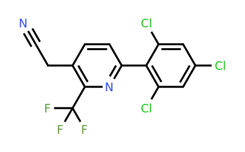 1361504-65-5 | 6-(2,4,6-Trichlorophenyl)-2-(trifluoromethyl)pyridine-3-acetonitrile