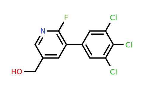 1361504-70-2 | 2-Fluoro-3-(3,4,5-trichlorophenyl)pyridine-5-methanol
