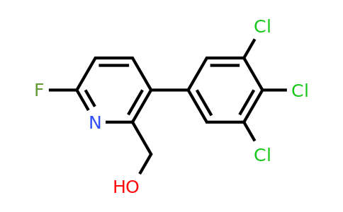 1361505-06-7 | 6-Fluoro-3-(3,4,5-trichlorophenyl)pyridine-2-methanol