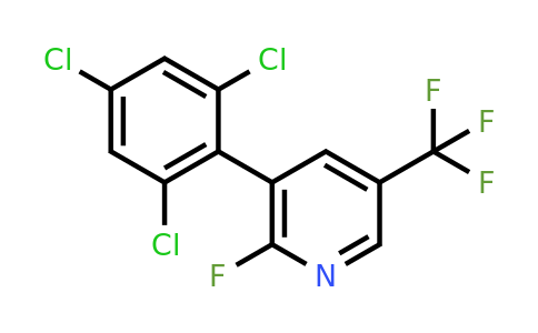 1361505-16-9 | 2-Fluoro-3-(2,4,6-trichlorophenyl)-5-(trifluoromethyl)pyridine