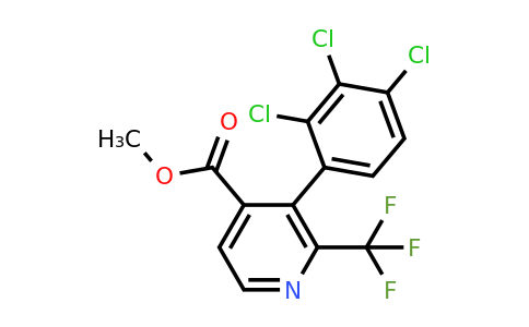 1361506-79-7 | Methyl 3-(2,3,4-trichlorophenyl)-2-(trifluoromethyl)isonicotinate