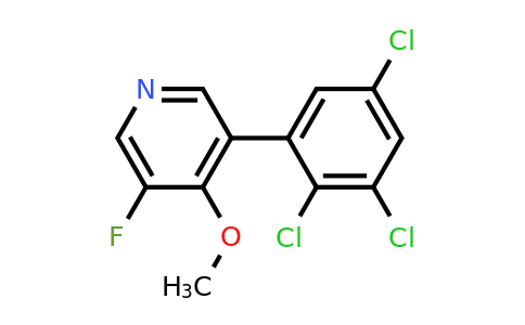 1361508-27-1 | 3-Fluoro-4-methoxy-5-(2,3,5-trichlorophenyl)pyridine