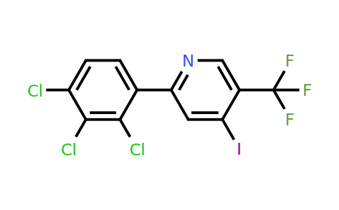 1361508-51-1 | 4-Iodo-2-(2,3,4-trichlorophenyl)-5-(trifluoromethyl)pyridine