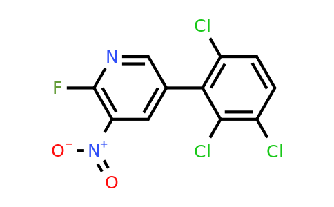 1361508-57-7 | 2-Fluoro-3-nitro-5-(2,3,6-trichlorophenyl)pyridine