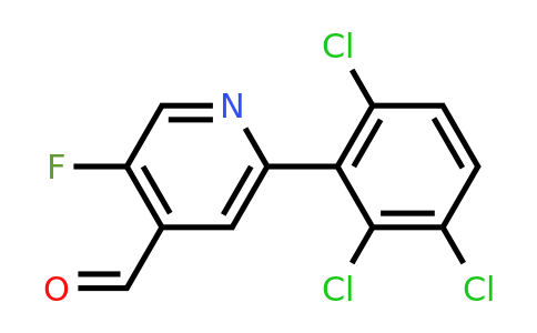 1361509-47-8 | 5-Fluoro-2-(2,3,6-trichlorophenyl)isonicotinaldehyde