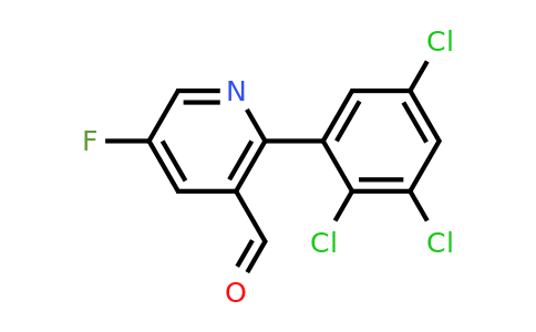 1361509-57-0 | 5-Fluoro-2-(2,3,5-trichlorophenyl)nicotinaldehyde