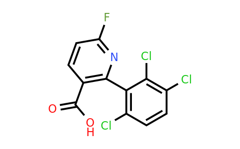 1361509-67-2 | 6-Fluoro-2-(2,3,6-trichlorophenyl)nicotinic acid