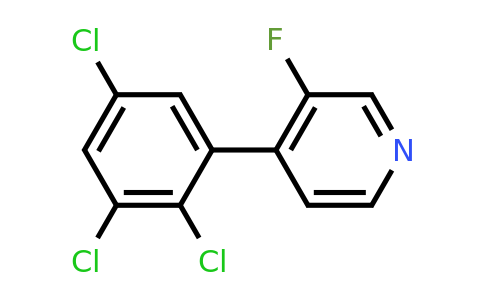 1361510-42-0 | 3-Fluoro-4-(2,3,5-trichlorophenyl)pyridine