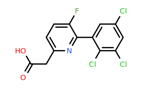 1361510-58-8 | 3-Fluoro-2-(2,3,5-trichlorophenyl)pyridine-6-acetic acid