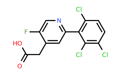 1361510-66-8 | 5-Fluoro-2-(2,3,6-trichlorophenyl)pyridine-4-acetic acid