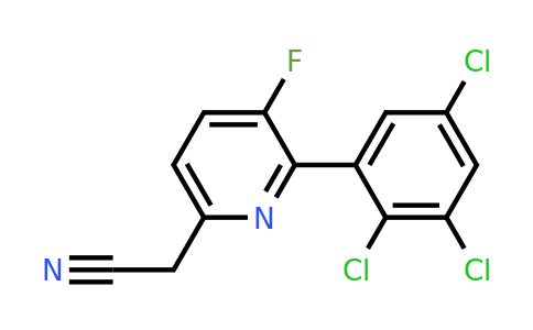 1361510-86-2 | 3-Fluoro-2-(2,3,5-trichlorophenyl)pyridine-6-acetonitrile