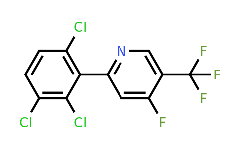 1361511-36-5 | 4-Fluoro-2-(2,3,6-trichlorophenyl)-5-(trifluoromethyl)pyridine