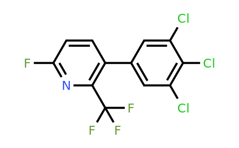 1361512-22-2 | 6-Fluoro-3-(3,4,5-trichlorophenyl)-2-(trifluoromethyl)pyridine