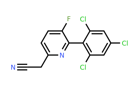 1361512-53-9 | 3-Fluoro-2-(2,4,6-trichlorophenyl)pyridine-6-acetonitrile