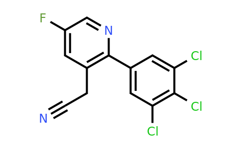 1361512-60-8 | 5-Fluoro-2-(3,4,5-trichlorophenyl)pyridine-3-acetonitrile