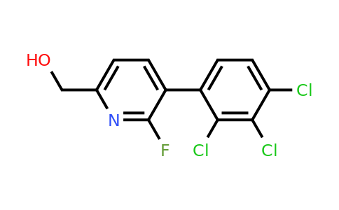 1361512-67-5 | 2-Fluoro-3-(2,3,4-trichlorophenyl)pyridine-6-methanol