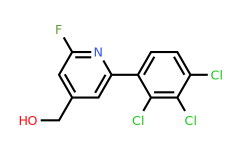 1361512-74-4 | 2-Fluoro-6-(2,3,4-trichlorophenyl)pyridine-4-methanol