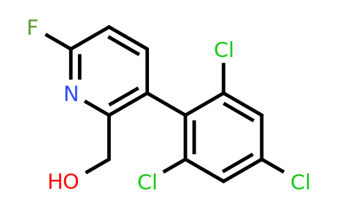 1361512-96-0 | 6-Fluoro-3-(2,4,6-trichlorophenyl)pyridine-2-methanol