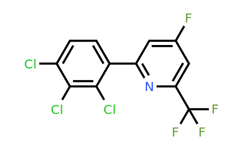 1361515-11-8 | 4-Fluoro-2-(2,3,4-trichlorophenyl)-6-(trifluoromethyl)pyridine