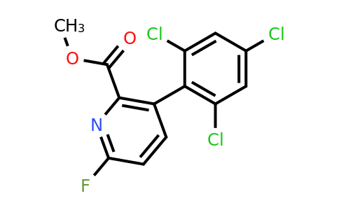 1361516-41-7 | Methyl 6-fluoro-3-(2,4,6-trichlorophenyl)picolinate