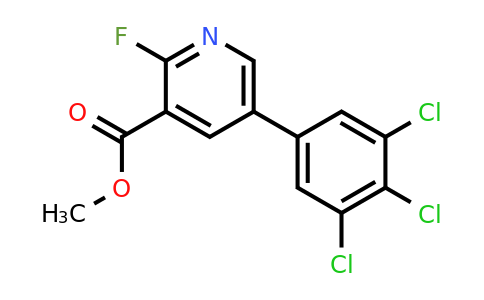 1361517-22-7 | Methyl 2-fluoro-5-(3,4,5-trichlorophenyl)nicotinate