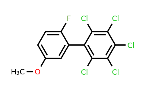 1361517-57-8 | 2'-Fluoro-5'-methoxy-2,3,4,5,6-pentachlorobiphenyl
