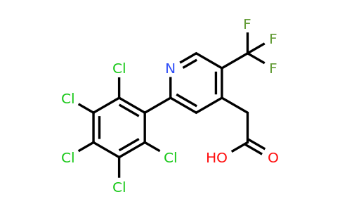 1361517-68-1 | 2-(Perchlorophenyl)-5-(trifluoromethyl)pyridine-4-acetic acid