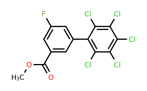 1361518-16-2 | Methyl 5-fluoro-2',3',4',5',6'-pentachlorobiphenyl-3-carboxylate