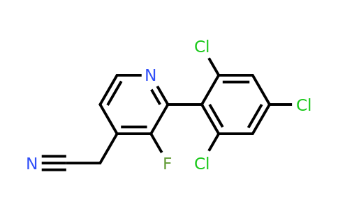 1361518-42-4 | 3-Fluoro-2-(2,4,6-trichlorophenyl)pyridine-4-acetonitrile