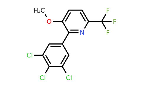 1361518-54-8 | 3-Methoxy-2-(3,4,5-trichlorophenyl)-6-(trifluoromethyl)pyridine