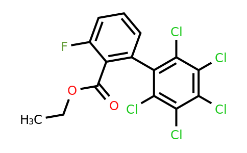 1361520-37-7 | Ethyl 3-fluoro-2',3',4',5',6'-pentachlorobiphenyl-2-carboxylate